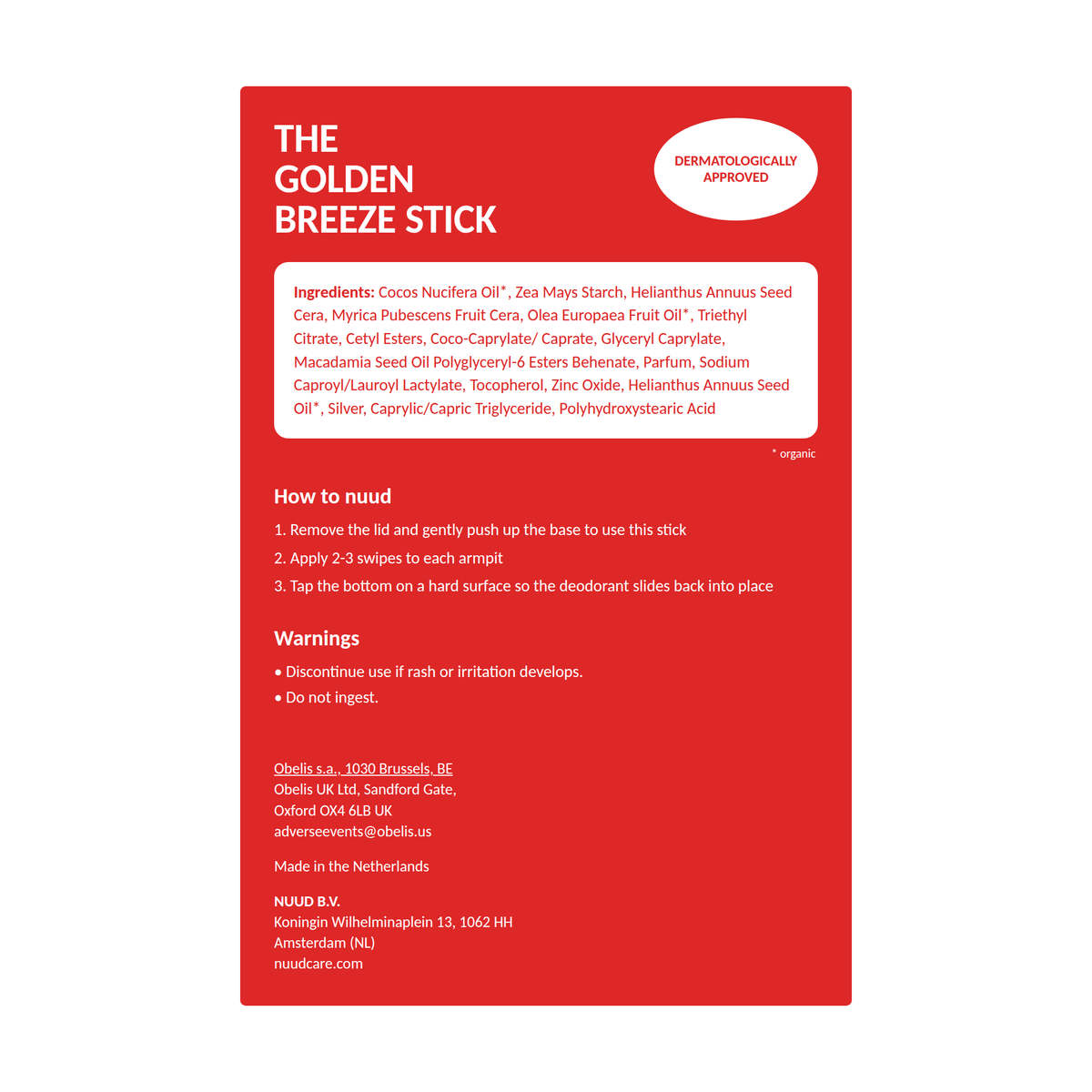 Golden Breeze Stick