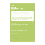 Lime x Bergamot Stick